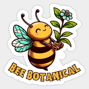 Bee botanist Sticker